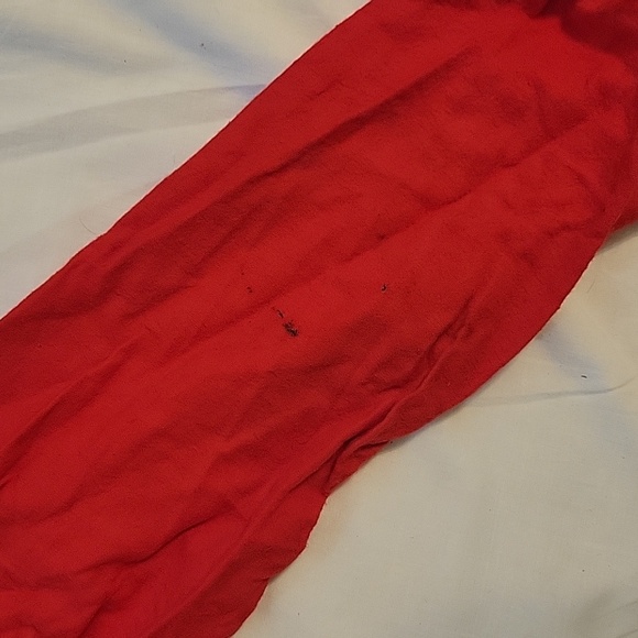 (E) 1950s ILGWU red onesie pajamas size medium - Picture 8 of 10